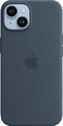 Apple Silikon Case mit MagSafe in Sturmblau für iPhone 14; Schutzhülle