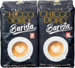 Café Barista Chicco d'Oro, en grains, 2 x 500 g
