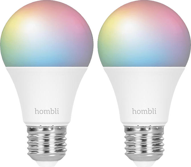 Hombli LED Glühbirne HBPP-0102, CCT/RGB, 2er Set
