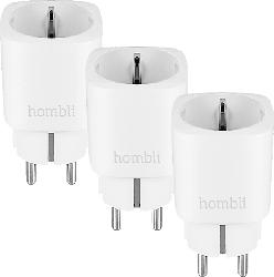 Hombli Smart Steckdose HBPP-0201, 3er Set, Weiß; Smarte Steckdose