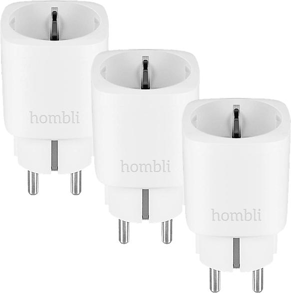 Hombli Smart Steckdose HBPP-0201, 3er Set, Weiß; Smarte Steckdose