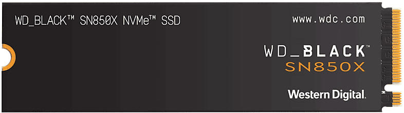 Western Digital 2TB SSD Festplatte WD_Black SN850X NVMe, Intern, R7300/W6600, PCIe 4.0 Schwarz