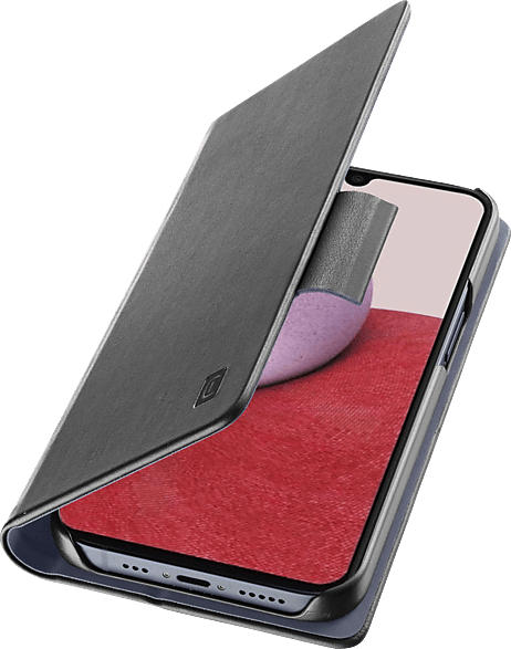 Cellular Line Bookcase BOOK für Samsung Galaxy A14 4G/5G, Schwarz; Schutzhülle