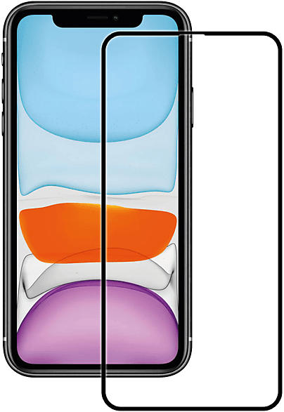 Vivanco 60783 Displayschutzglas 2.5D für iPhone 11/XR
