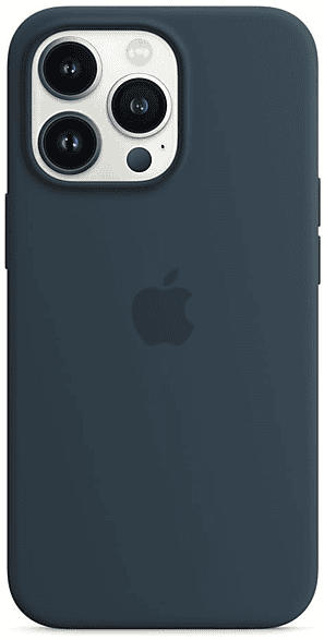 Apple Silikon Case mit MagSafe in Abyssblau für iPhone 13 Pro; Schutzhülle