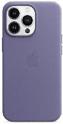 Apple Leder Case mit MagSafe in Wisteria für iPhone 13 Pro; Schutzhülle