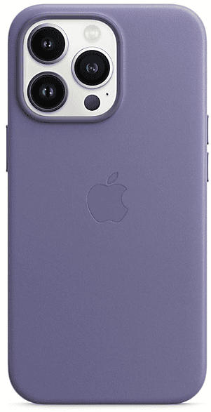 Apple Leder Case mit MagSafe in Wisteria für iPhone 13 Pro; Schutzhülle