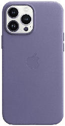 Apple Leder Case mit MagSafe in Wisteria für iPhone 13 Pro Max; Schutzhülle