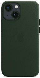Apple Leder Case mit MagSafe in Schwarzgrün für iPhone 13 mini; Schutzhülle