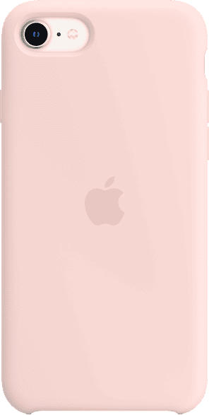 Apple Silikon Case in Kalkrosa für iPhone SE; Schutzhülle