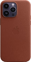 Apple Leder Case mit MagSafe für iPhone 14 Pro Max, Umbra; Schutzhülle