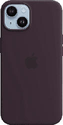 Apple Silikon Case mit MagSafe für iPhone 14, Holunder; Schutzhülle