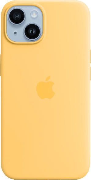 Apple Silikon Case mit MagSafe für iPhone 14, Sonnenlicht; Schutzhülle