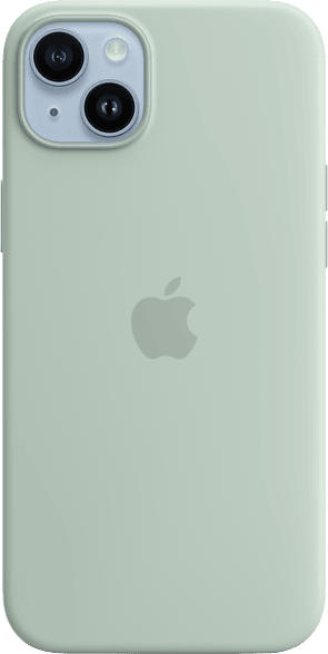 Apple Silikon Case mit MagSafe für iPhone 14 Plus, Agavengrün; Schutzhülle