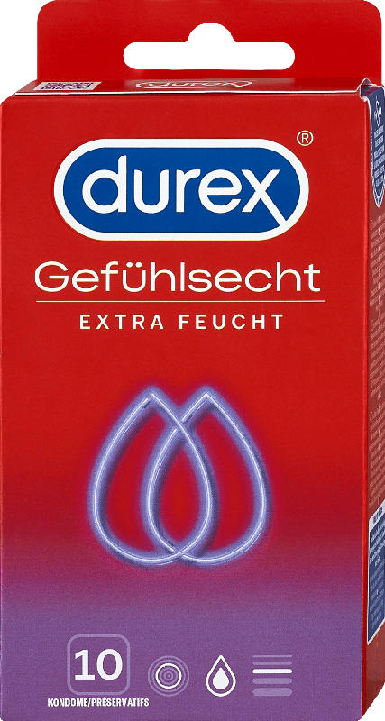 Durex Gefühlsecht Kondome extra feucht