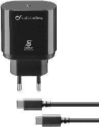 Cellular Line USB-C Super Fast Charger (25W) für Samsung inkl. Kabel; Ladegerät