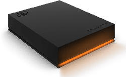 Seagate 5TB Gaming Festplatte FireCuda, HDD, Extern, USB 3.2 Gen 1, RGB-LED, Schwarz