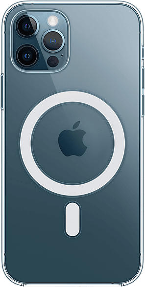 Apple Clear Case mit MagSafe für iPhone 12/12 Pro (MHLM3ZM/A); Schutzhülle