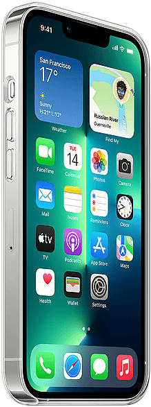Apple Clear Case mit MagSafe für iPhone 13 Pro; Schutzhülle
