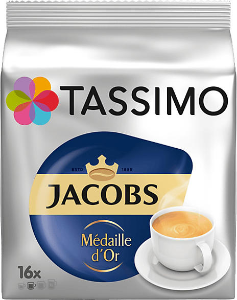 Tassimo Kaffeekapsel Medaille D'or (16 Kapseln, Kompatibles System: Tassimo); Kaffeekapseln 16 Stück