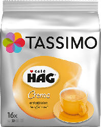 Tassimo Kaffeekapsel Hag Crema (16 Kapseln, Kompatibles System: Tassimo); Kaffeekapseln 16 Stück