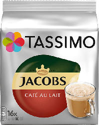 Tassimo Kaffeekapsel Cafe Au Lait (16 Kapseln, Kompatibles System: Tassimo); Kaffeekapseln 16 Stück