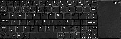 Rapoo 180230 Kabellose Touch-Tastatur "E2710", Schwarz