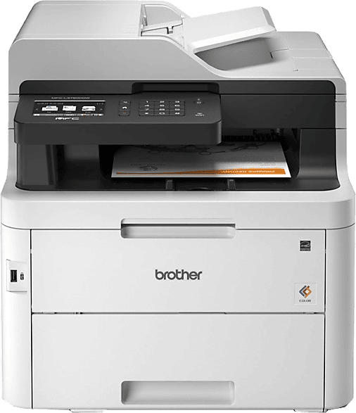 Brother Multifunktionsdrucker MFC-L3750CDW, Farblaser, weiß (MFCL3750CDWG2)