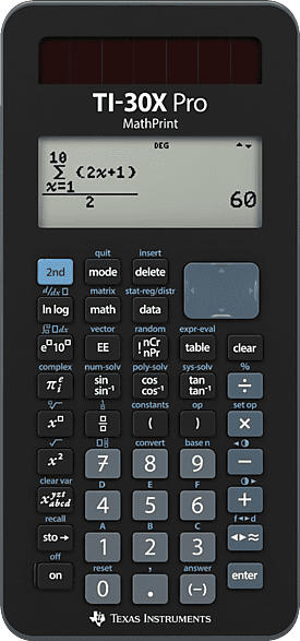 Texas Taschenrechner TI-30X Pro MathPrint
