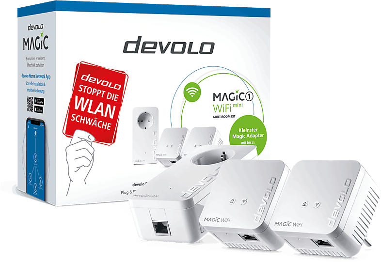 Devolo Powerline 8570 Magic 1 WiFi mini Multiroom Kit