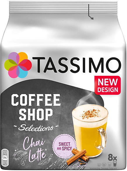 Tassimo Kaffeekapsel Coffee Shop Chai Latte (8 Stk., Kompatibles System: Tassimo); Kaffeekapsel 8 Stück