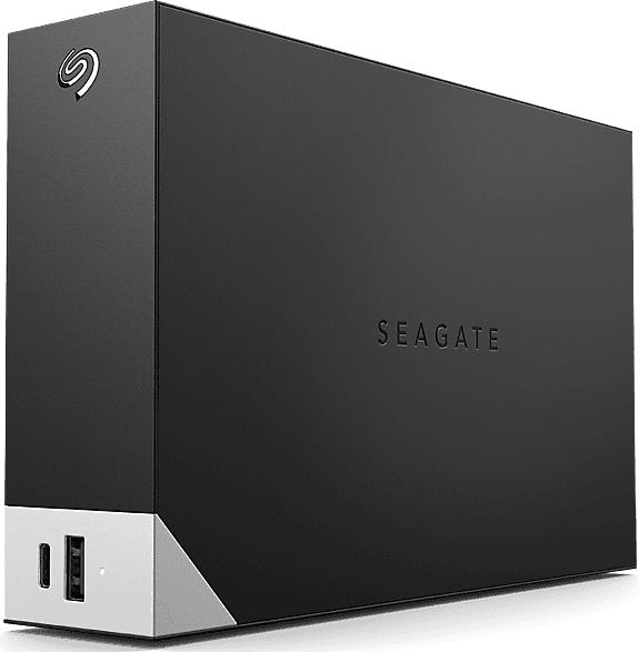 Seagate 6TB Festplatte One Touch Hub mit Rescue, HDD, Extern, USB-C/A/Micro-B, Schwarz