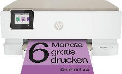 HP Multifunktionsdrucker ENVY Inspire 7224e, A4, Duplex, Tinte, Beige Inkl. 6 Monate Instant Ink mit HP+