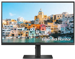Samsung Monitor S4U, 27 Zoll, FHD, 250cd, 5ms, IPS, 75Hz, Schwarz