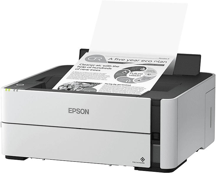 Epson Drucker EcoTank ET-M1180, 20S/min, DIN A4, WiFi, Tinte, Weiß