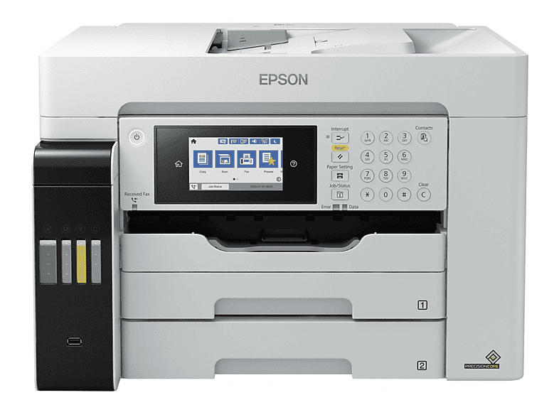 Epson Multifunktionsdrucker EcoTank Pro ET-16680, 25 S/min, A3, WiFi, Weiß