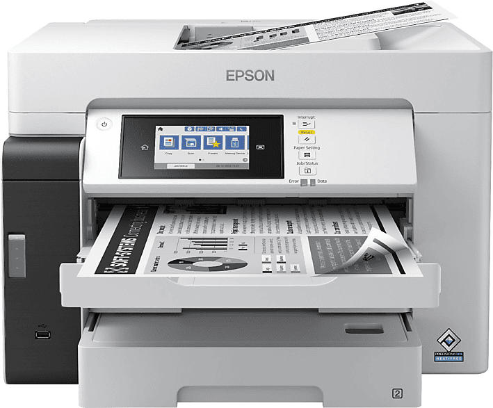 Epson Multifunktionsdrucker EcoTank ET-5880, 25 S/​min, A4, WiFi, Weiß