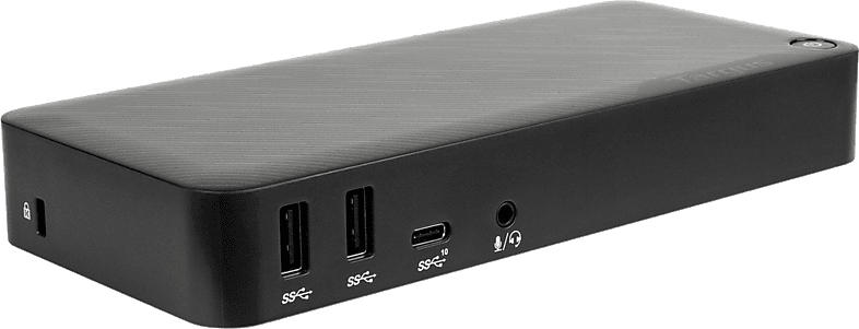 Targus USB-C Dockingstation, HDMI, PD 85W, 3.2 Gen2, RJ45, 3.5mm, Grau