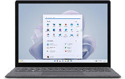 Microsoft Surface Laptop 5 For Business, i5-1245U, 16 GB RAM, 256 SSD, 13.5 Zoll, Win10 Pro, Platin; Notebook