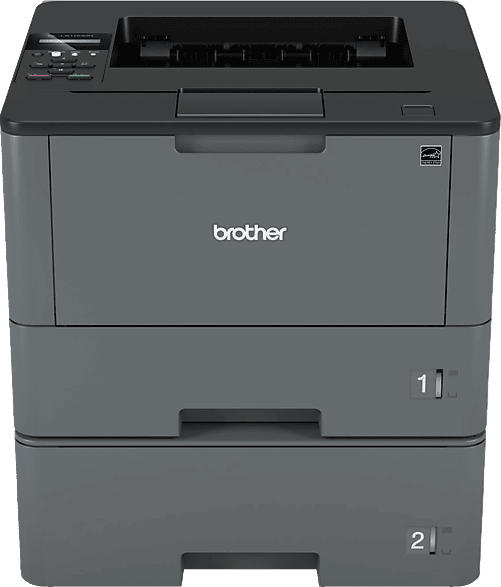 Brother Laserdrucker HL-L5100DNT, A4, 40 S./Min, S/W-Laser, Duplex, Ethernet, Grau/Schwarz