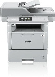 Brother Multifunktionsdrucker MFC-L6800DW, A4, 46 S./Min, S/W-Laser, NFC, Duplex, 12.3cm Farb-Touchscreen, WLAN/Ethernet, Weiß/Grau