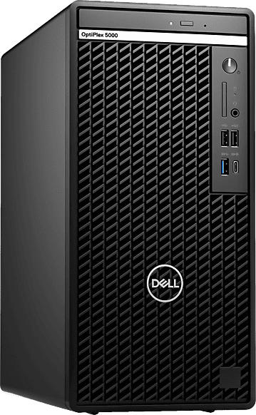 Dell Desktop PC OptiPlex 5000 MT, i5-12500, 8GB RAM, 256GB SSD, DVD Laufwerk, Win10 Pro, Schwarz