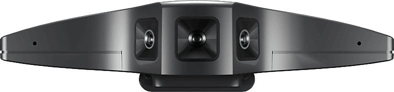 iiyama Panorama-Webcam UC CAM180UM-1 for Business, 4K UHD, 12 Megapixel, 180° Sichtfeld (FoV), USB-C, 2 Mikrofone, Wandhalterung, Schwarz