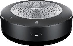 iiyama PC Lautsprecher UC SPK01L for Business, Bluetooth, USB-C, AUX, 6 Mikrofone, 360° Audioerfassung, 85dB, Silber