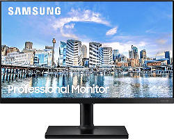 Samsung T45F Monitor For Business, 22 Zoll Full-HD, 75Hz, 5ms (GTG), 250cd, IPS Panel, USB-Hub, Schwarz