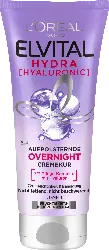 L'ORÉAL PARiS ELVITAL Hydra Hyaluronic Aufpolsternde Overnight Cremekur