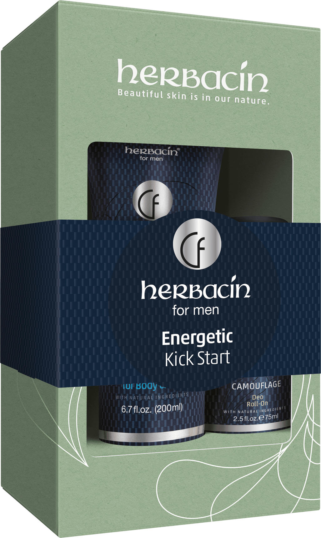 Herbacin Geschenkset Energetic Kick Start Men 2tlg