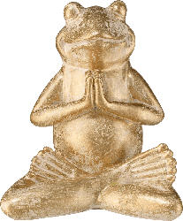 Dekorieren & Einrichten Yoga Frosch, gold-Optik (10 cm)