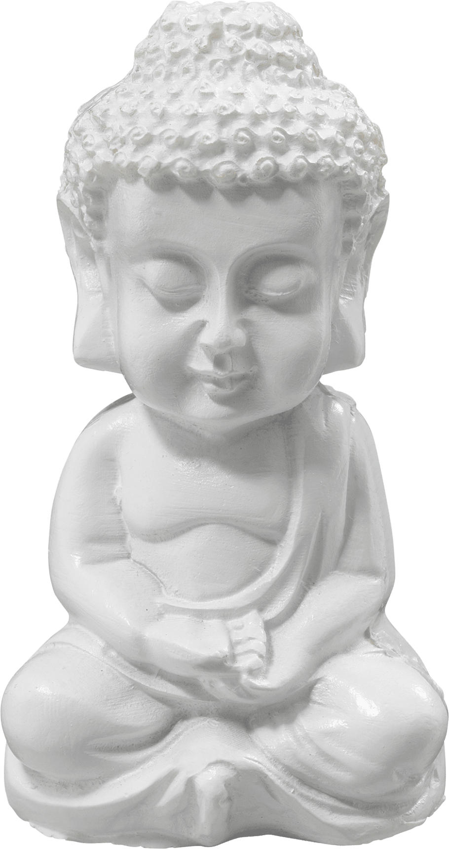 BOLTZE Poly-Buddha klein, weiß