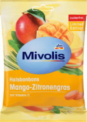 Mivolis Bonbon, Mango-Zitronengras, zuckerfrei